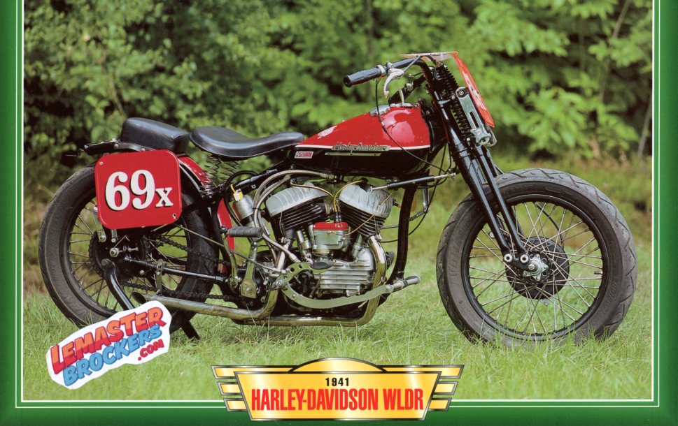 FICHE MOTO HARLEY-DAVIDSON WLDR V-TWIN 1941