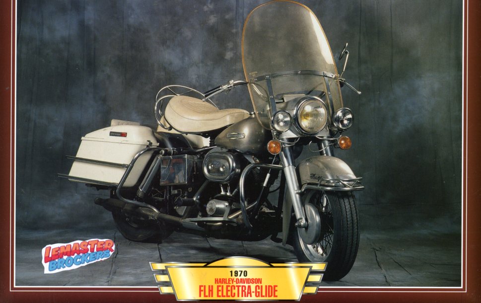 FICHE MOTO HARLEY-DAVIDSON FLH ELECTRA GLIDE 1970