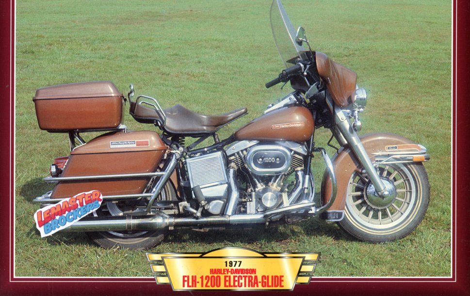 FICHE MOTO HARLEY-DAVIDSON FLH 1200 ELECTRA-GLIDE 1977