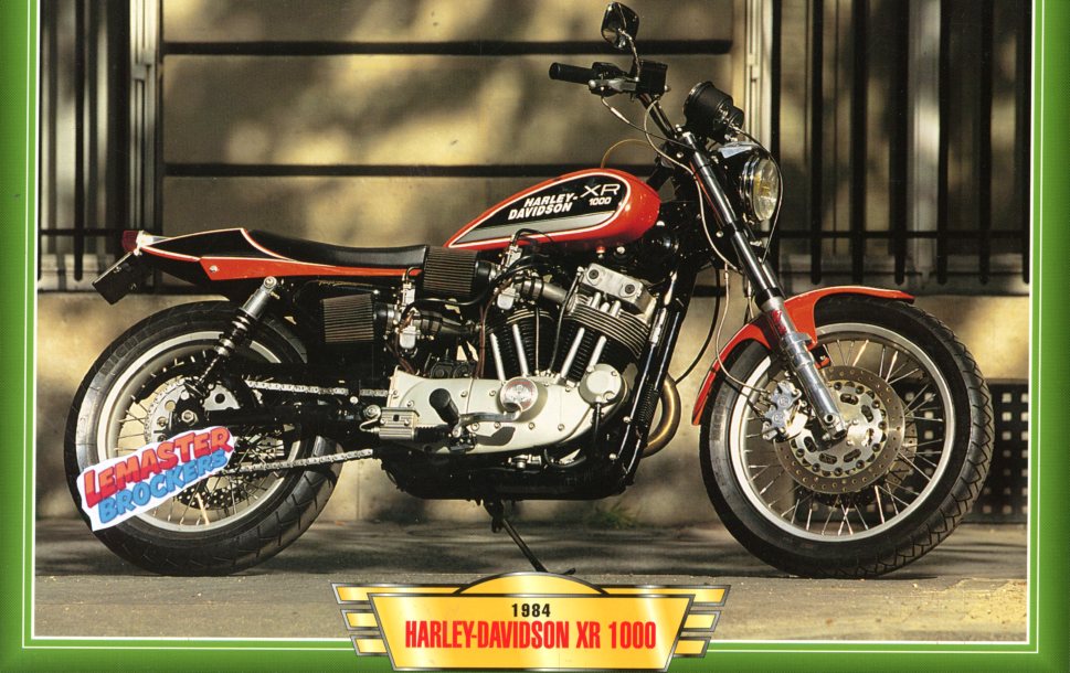 FICHE MOTO HARLEY-DAVIDSON 1000 XR 1984