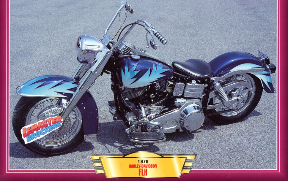 FICHE MOTO HARLEY-DAVIDSON FLH 1979