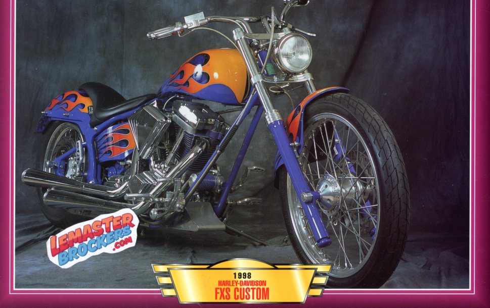 FICHE MOTO HARLEY-DAVIDSON FXS CUSTOM 1998