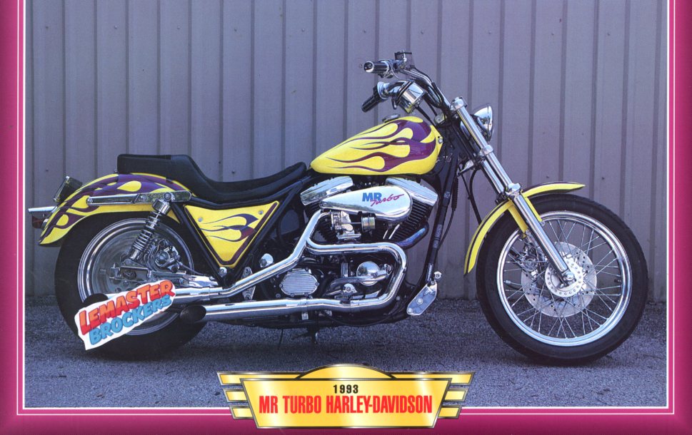 FICHE MOTO HARLEY-DAVIDSON MR TURBO 1993