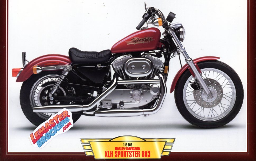 FICHE MOTO HARLEY-DAVIDSON 883 XLH SPORTSTER 1999