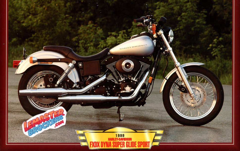 FICHE MOTO HARLEY-DAVIDSON FXDX DYNA SUPER GLIDE SPORT 1999