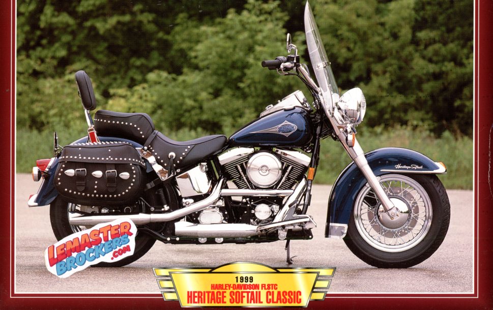 FICHE MOTO HARLEY-DAVIDSON FLSTC HERITAGE SOFTAIL CLASSIC 1999