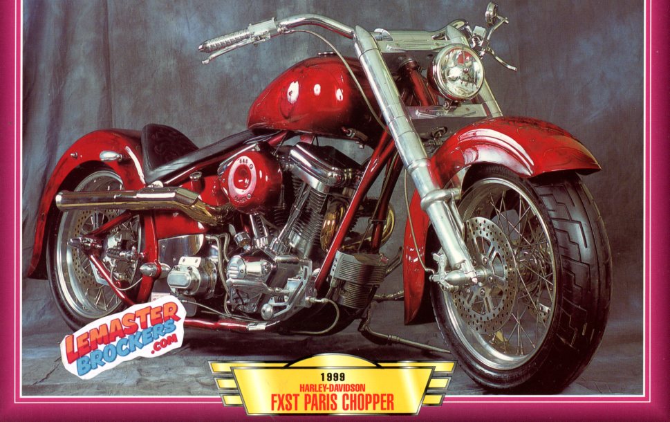 FICHE MOTO HARLEY-DAVIDSON FXST PARIS CHOPPER 1999