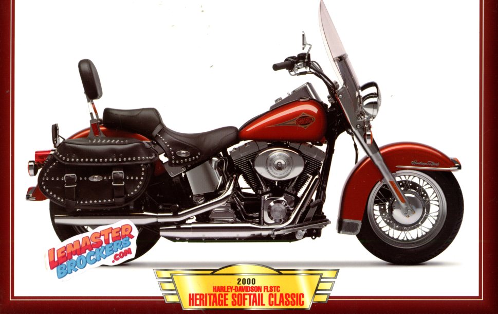 FICHE MOTO HARLEY-DAVIDSON FLSTC HERITAGE SOFTAIL CLASSIC 2000