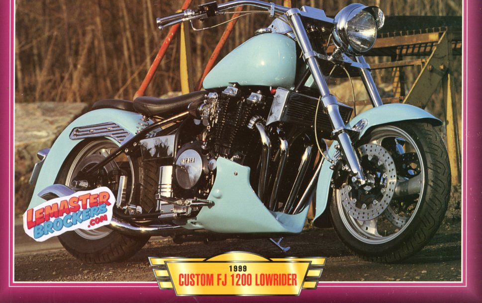 FICHE MOTO CUSTOM FJ1200 LOWRIDER 1999