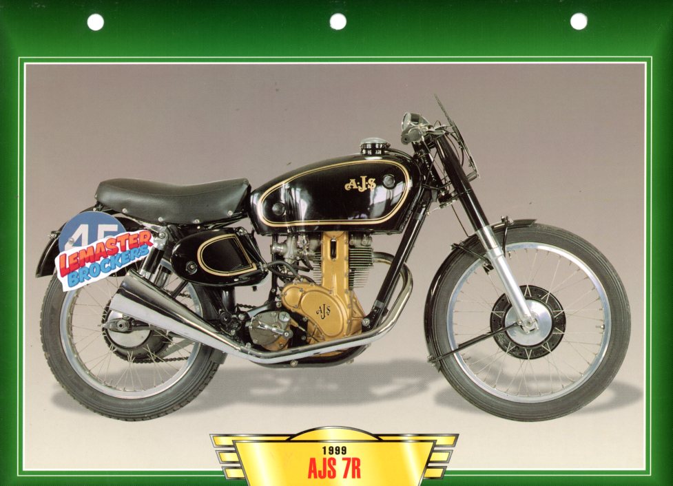 FICHE MOTO AJS 7R 1999