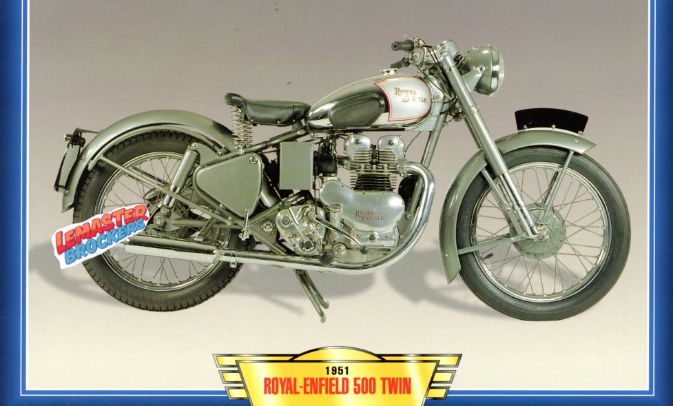 FICHE MOTO ROYAL ENFIELD 500 TWIN 1951