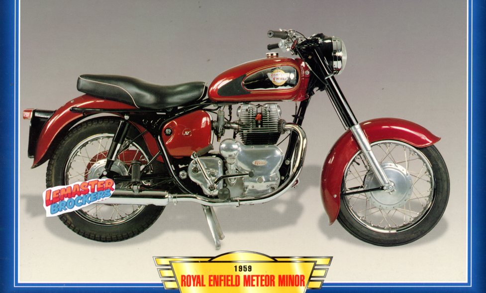 FICHE MOTO ROYAL ENFIELD METOR MINOR 1959