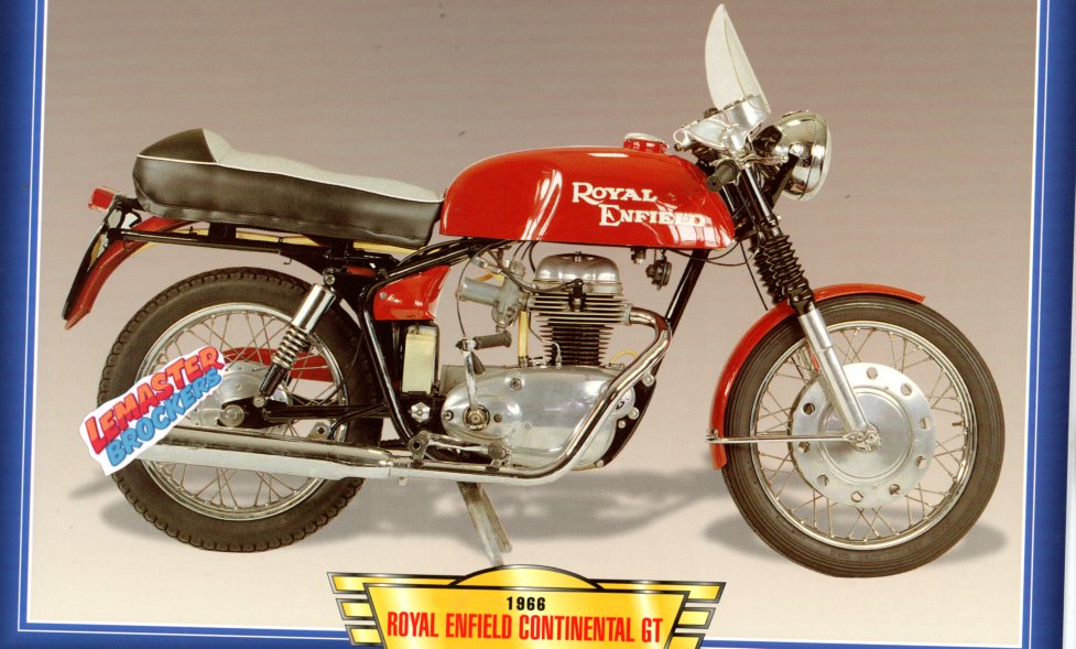FICHE MOTO ROYAL ENFIELD CONTINENTAL GT 1966