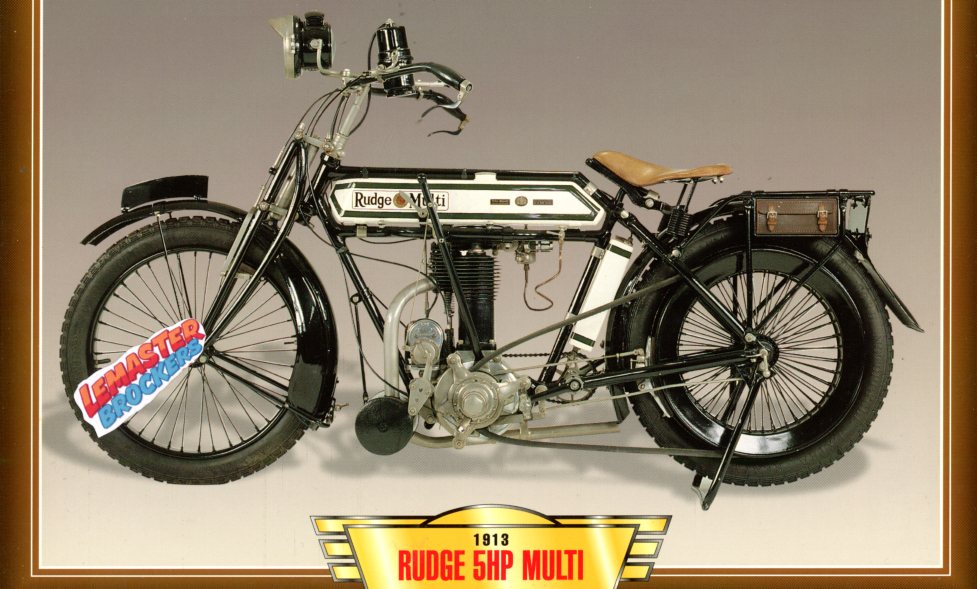 FICHE MOTO RUDGE 5HP MULTI 1913