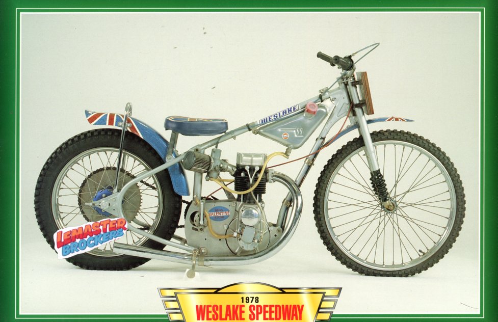 FICHE MOTO WESLAKE SPEEDWAY 1978