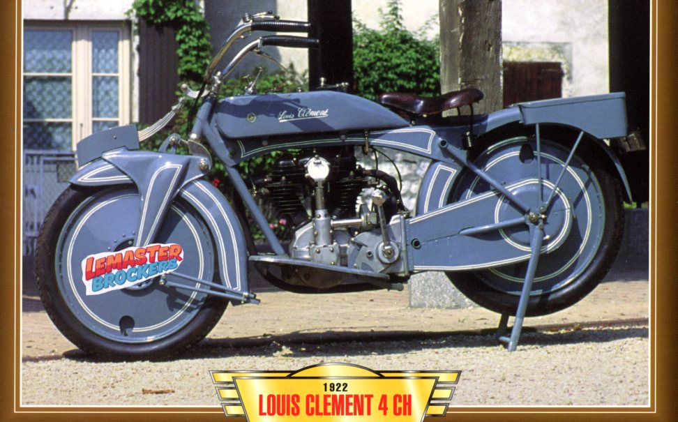 FICHE MOTO LOUIS CLEMENT 4CH 1922