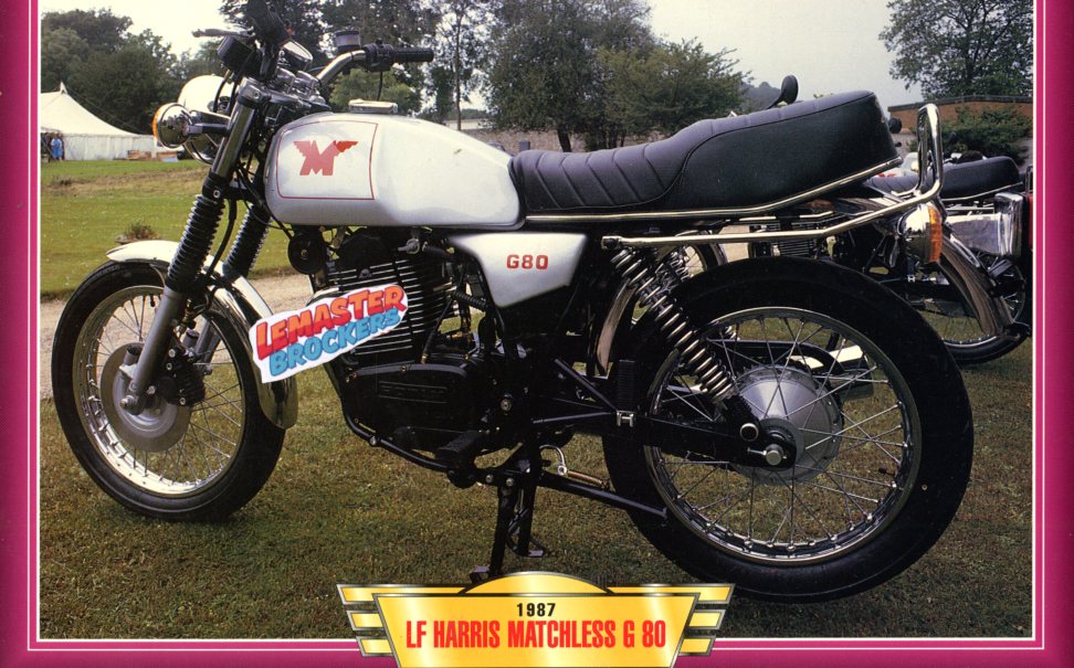 FICHE MOTO MATCHLESS G80 LR HARRIS 1987