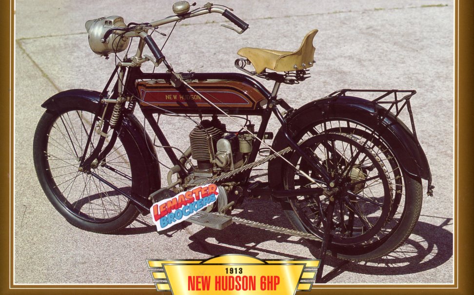 FICHE MOTO NEW HUDSON 6HP 1913