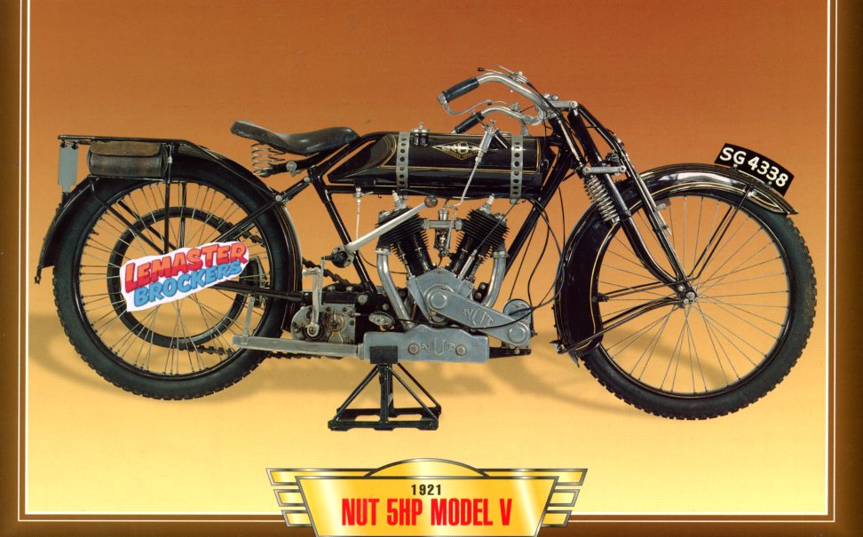 FICHE MOTO NUT 5HP MODEL V 1921
