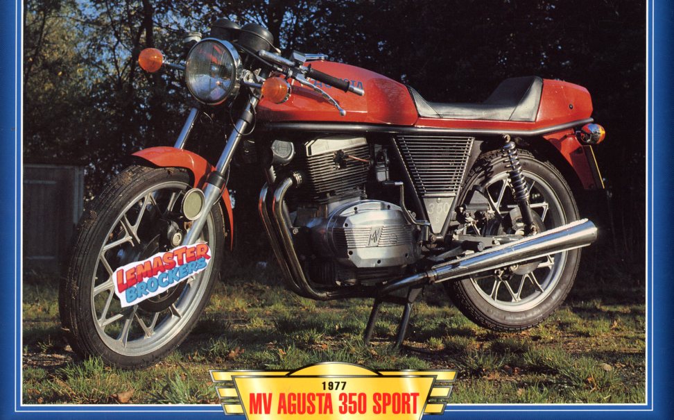 FICHE MOTO MV AGUSTA 350 SPORT 1977