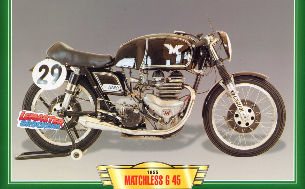 FICHE MOTO MATCHLESS G45 1955