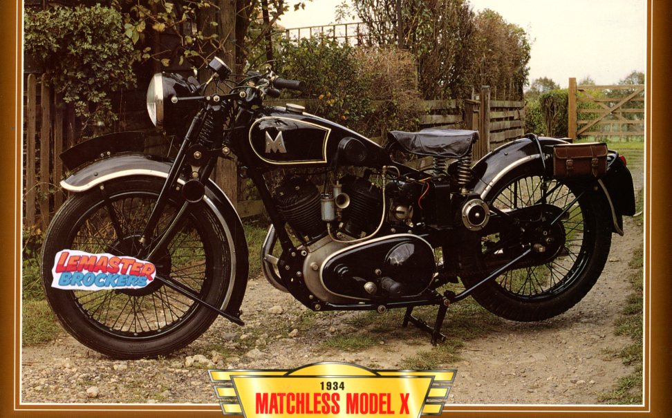 FICHE MOTO MATCHLESS X 990CM3 1934