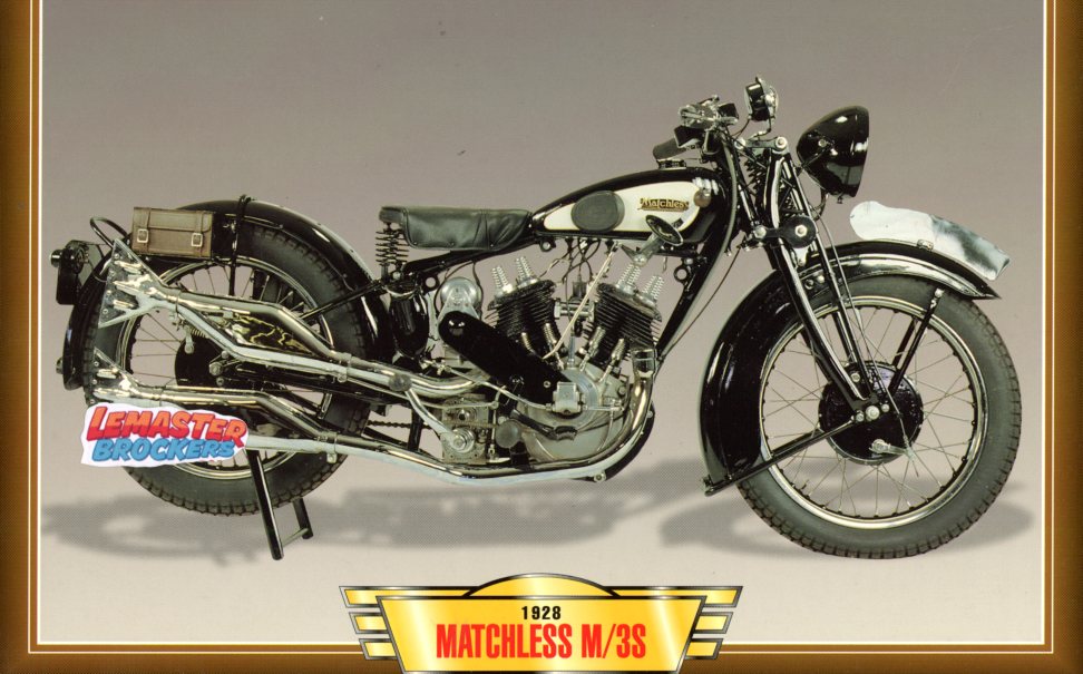 FICHE MOTO MATCHLESS M3S 981CM3 1928
