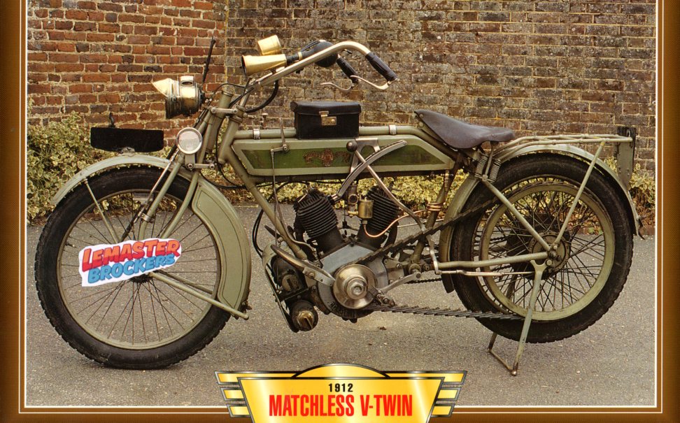FICHE MOTO MATCHLESS V-TWIN 1912
