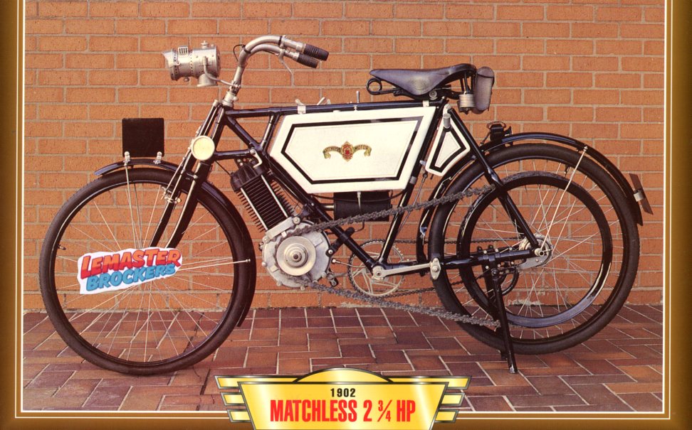 FICHE MOTO MATCHLESS 327CC 2 3/4 HP 1902
