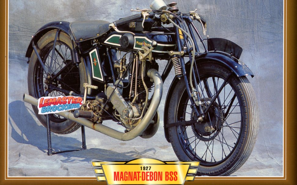 FICHE MOTO MAGNAT DEBON BSS 348CC 1927
