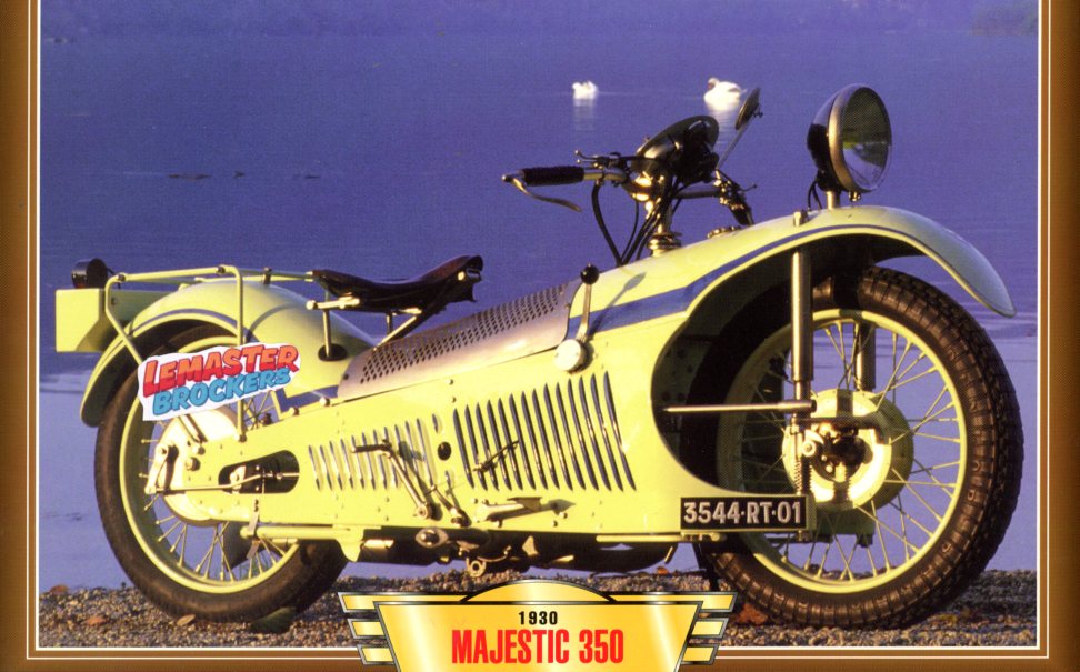 FICHE MOTO MAJESTIC 350 1930