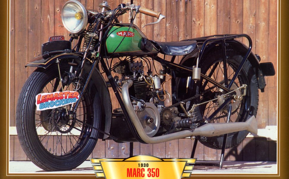 FICHE MOTO MARC 350 1930