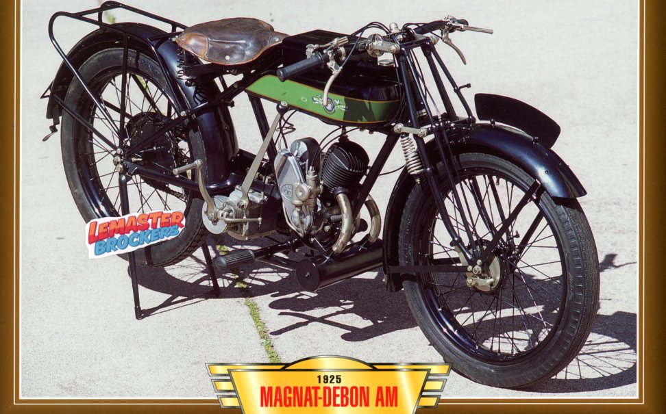 FICHE MOTO MAGNAT DEBON AM 247CC 1925