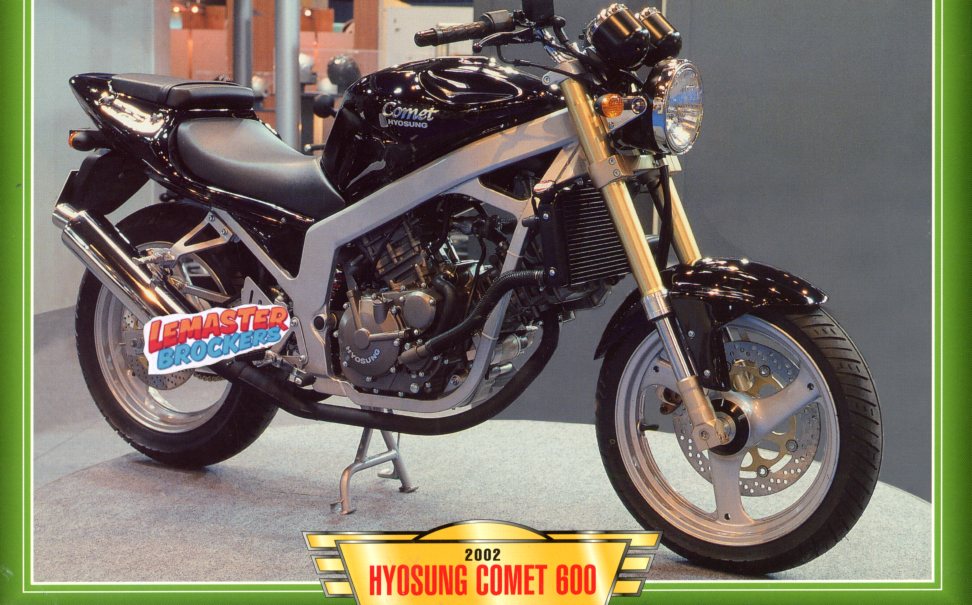 FICHE MOTO HYOSUNG COMET 600 2002