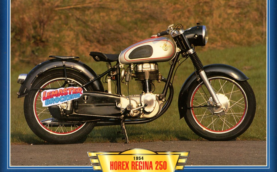 FICHE MOTO HOREX REGINA 250 1954