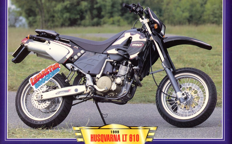 FICHE MOTO HUSQVARNA LT 610 4T 1999