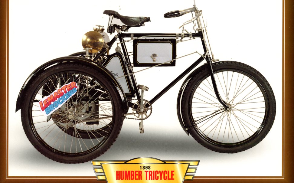 FICHE TRICYCLE HUMBER 1898