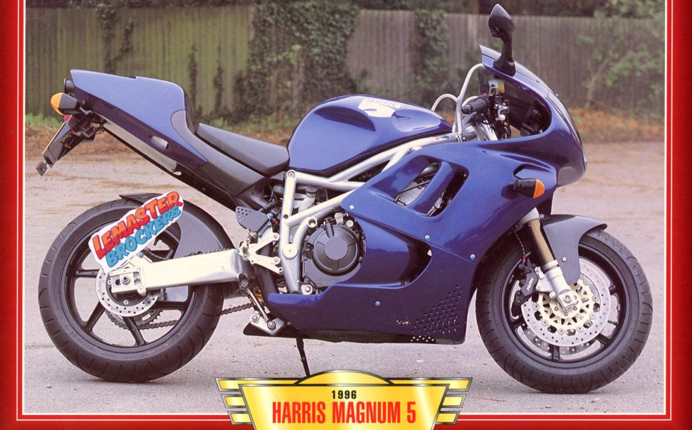 FICHE MOTO HARRIS MAGNUM 5 4T 1996