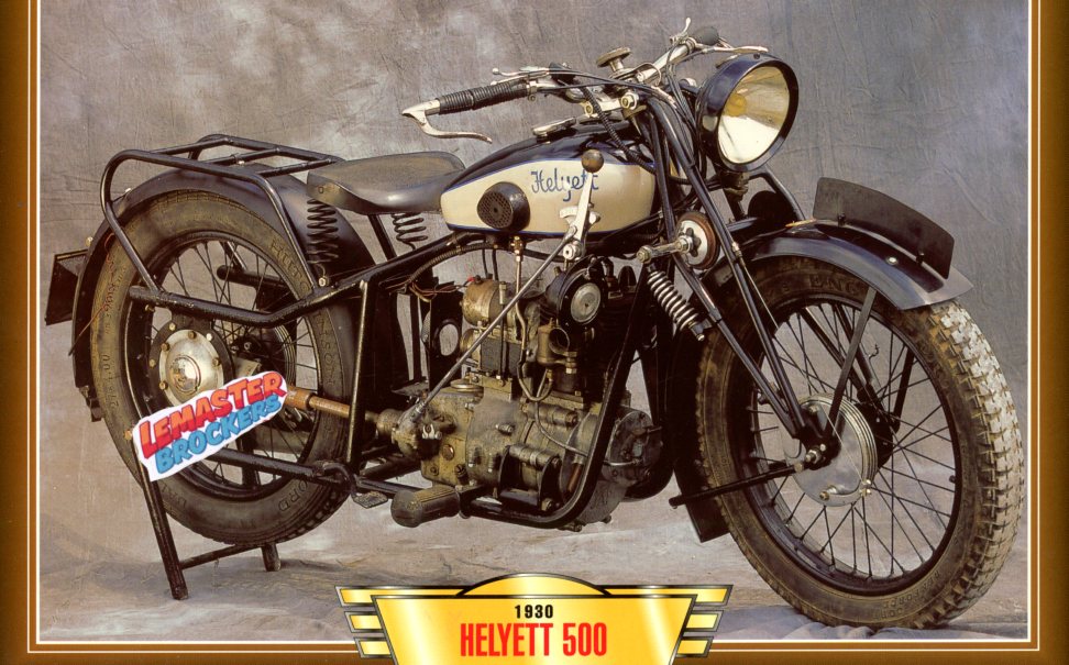 FICHE MOTO HELYVETT 500 1930