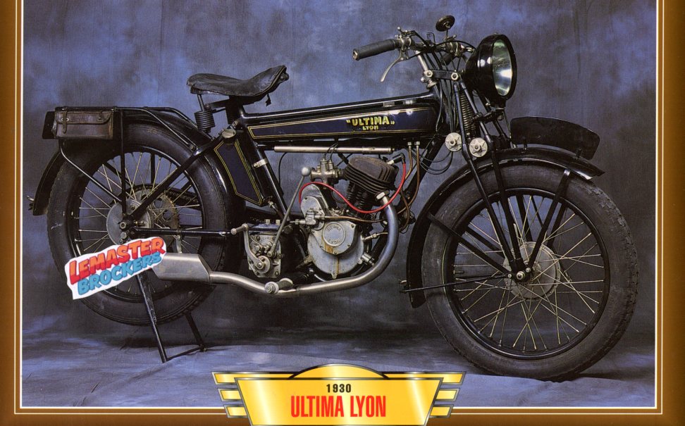 FICHE MOTO ULTIMA LYON 346CC 4T 1930
