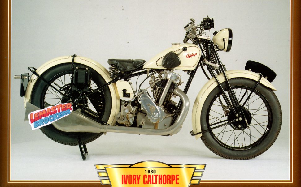 FICHE MOTO IVORY CALTHORPE 348CC 4T 1930