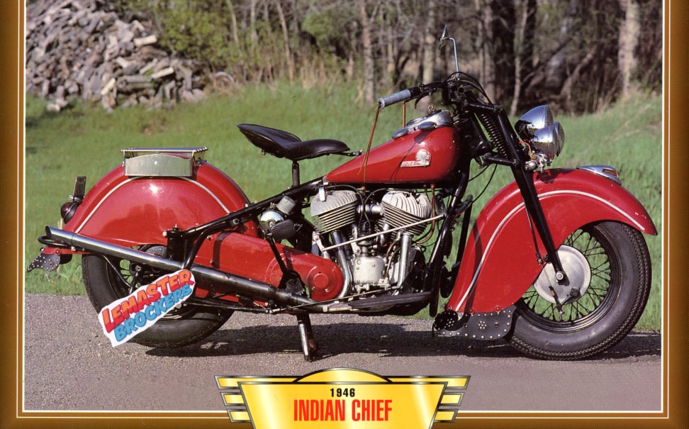 FICHE MOTO INDIAN CHIEF 1206CC 1946
