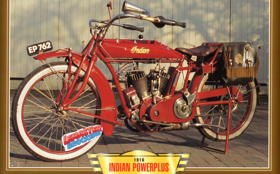 FICHE MOTO INDIAN POWERPLUS 998CC 1916