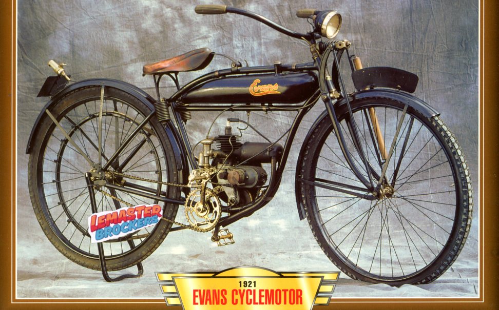 FICHE CYCLOMOTOR EVANS 92CC 1921