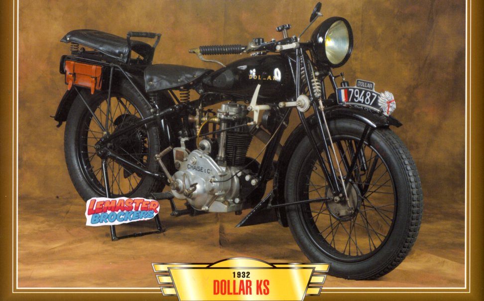 FICHE MOTO DOLLAR KS 350CC 4T 1932