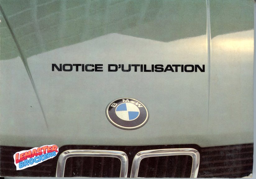 MANUEL NOTICE DUTILISATION BMW E28 518 520i 525i 528i