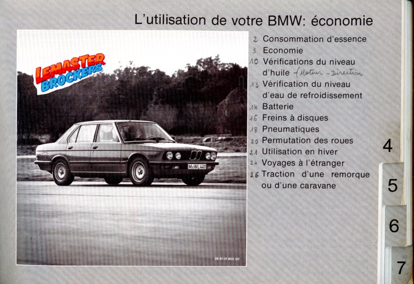 MANUEL NOTICE DUTILISATION BMW 518 520i 525i 528i