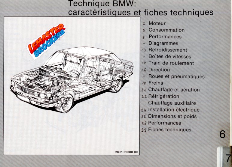 MANUEL NOTICE BMW 518 520i 525i 528i