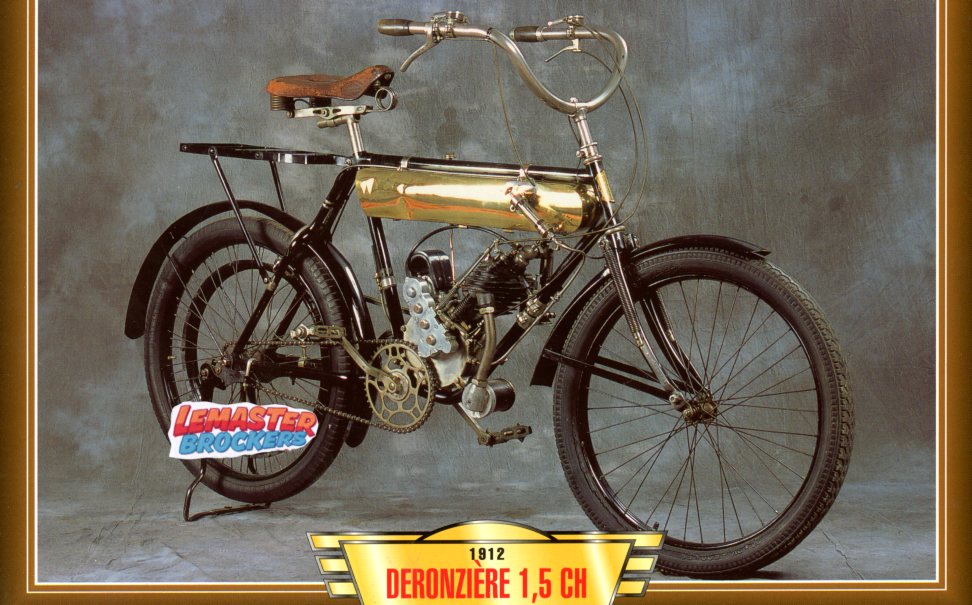 FICHE MOTO DERONZIERE 248CC 1.5 CH 1912