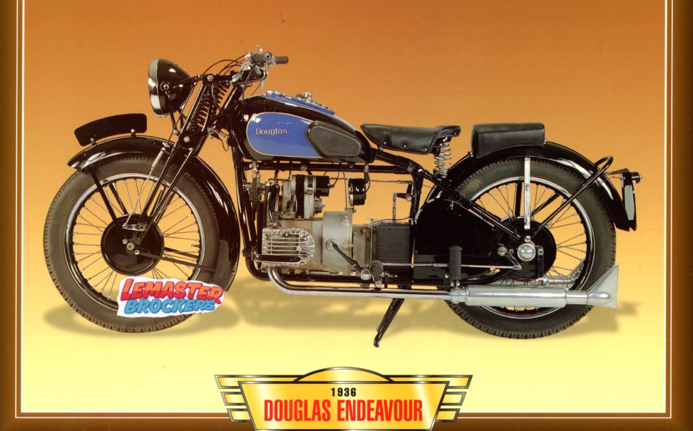 FICHE MOTO DOUGLAS ENDEAVOUR 494CC 1936